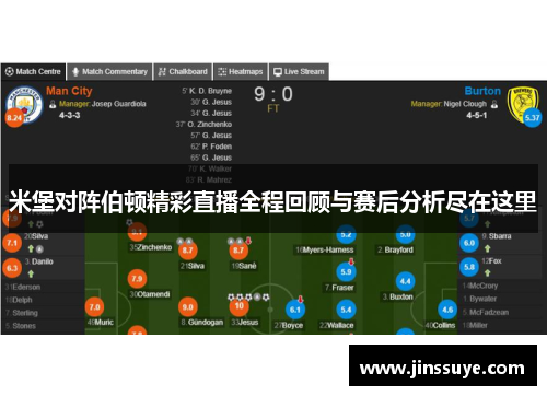 米堡对阵伯顿精彩直播全程回顾与赛后分析尽在这里